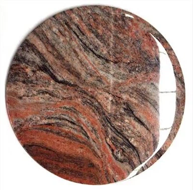 โต๊ะกาแฟหินแกรนิตสีแดง Sanxia และโต๊ะท้าย